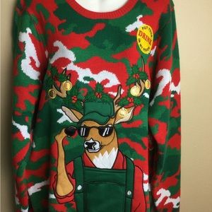 NWT HOLIDAY TIME UNUSUAL UGLY CHRISTMAS SWEATER   XL (46-48)